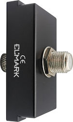 Elmark Lecce TV-Antennensteckdose Für Fernseher In Grau Farbe 27011 Elmark Lecce TV-Antennensteckdose Für Fernseher In Grau Farbe 27011