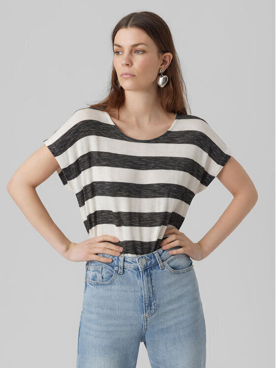 Vero Moda Women's T-shirt Striped Έγχρωμο 10284474