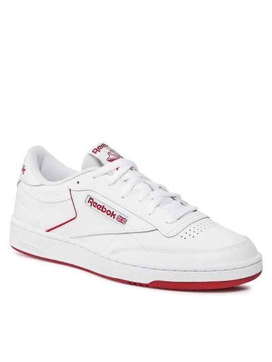 Reebok Club C 85 Ανδρικά Sneakers Λευκά