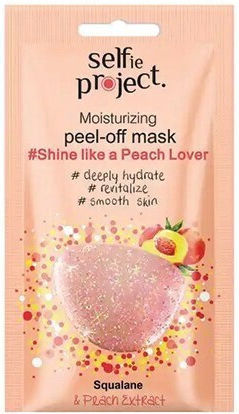 Selfie Project Shine Like A Peach Lover Peel Off Μάσκα Προσώπου για Ενυδάτωση 12ml
