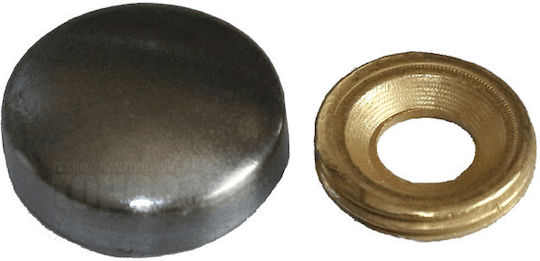 Metalor Schraubenkappe Messing mit Durchmesser M18mm