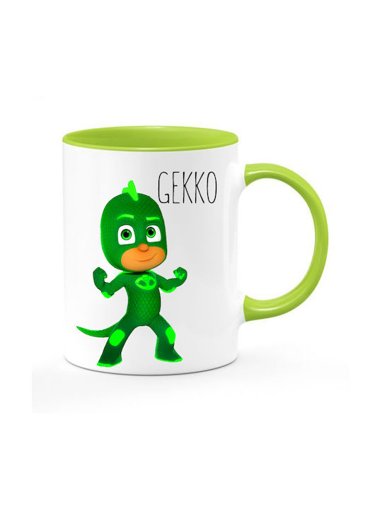 Pj Masks Gekko Ceramic Cup White 330ml