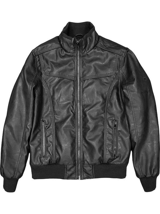 Rebase Leather Jacket Black