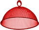 HOMie Food Cover made of Metal in Red Color 11-327