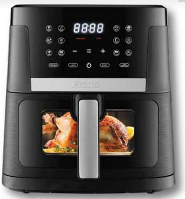 Primo PRAF-40423 Air Fryer με Διπλό Αποσπώμενο Κάδο 8lt Μαύρο