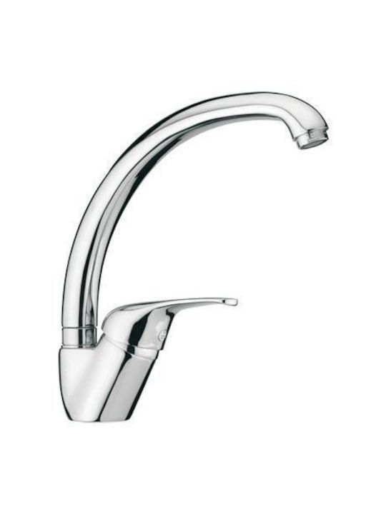 Argo Rubinetterie Singapore Silver Counter Kitchen Faucet