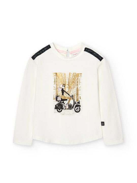 Boboli Kids Sweatshirt Ecru