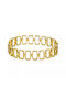 Bracelet Handcuffs Gold Plated