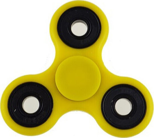 3 Leaves Fidget Spinner Plastic Yellow