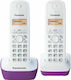 Panasonic Kx-tg1612frf Office Corded Phone Purple