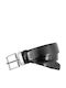 Men's Belt Leather Black