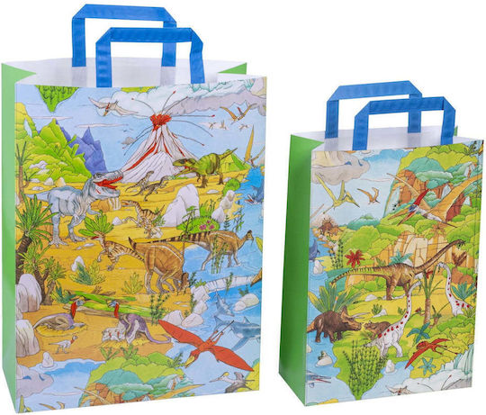 Disegno Hârtie Geantă pentru Cadou Verde 32cm.