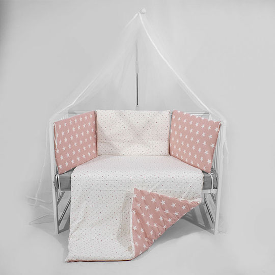 Just Baby Baby Crib Bedding Set 3pcs Pink