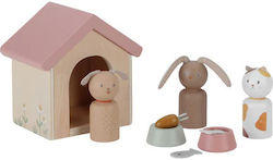 Little Dutch Κατοικίδια Set Holzpuppen für Puppenhaus