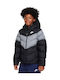 Kids' Sports Jacket with Lining & Hood Black Nsw