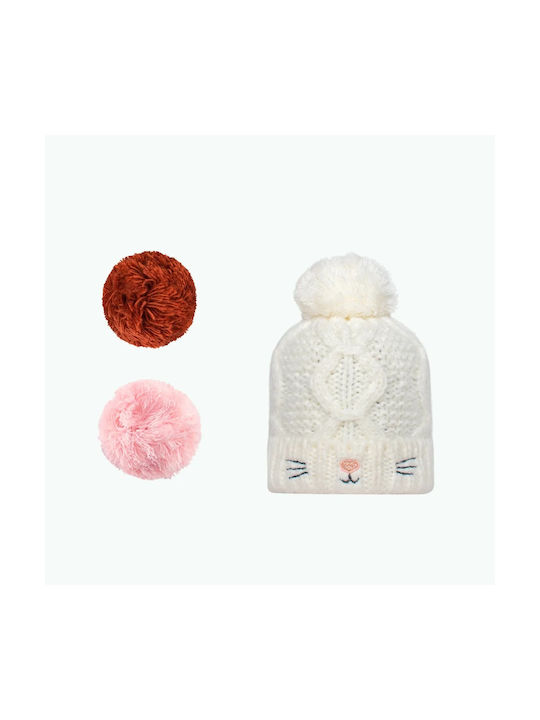 Cabaia Kids Beanie Knitted White