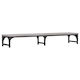 vidaXL Stand Desk Mounted Monitor Engineered Wo...
