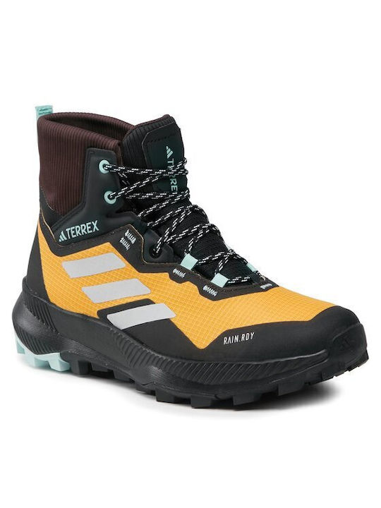 Adidas Terrex Rain.rdy Γυναικεία Ορειβατικά Μποτάκια Αδιάβροχα Κίτρινα