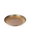 Atmosphera Metallic Decorative Tray Suneti Round 30x30cm