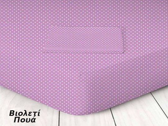 Kissenbezug-Set Violet polka dot 50x70cm.