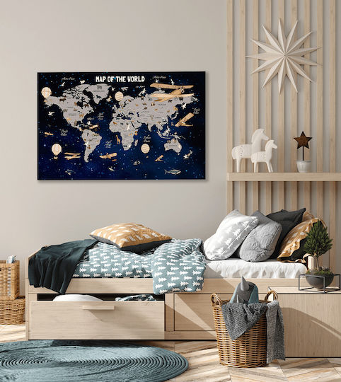 Детски Панел Карта 80x120см