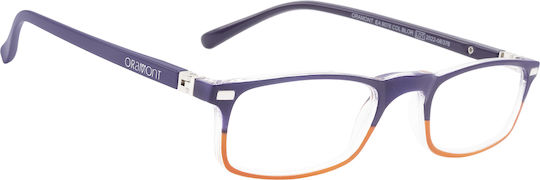 Oramont Reading Glasses +1.75 in Blue color EA9076BLOR.175