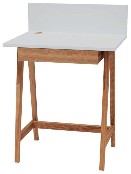 Schreibtisch Luka Oak-Pearl Grey 65x50x75cm