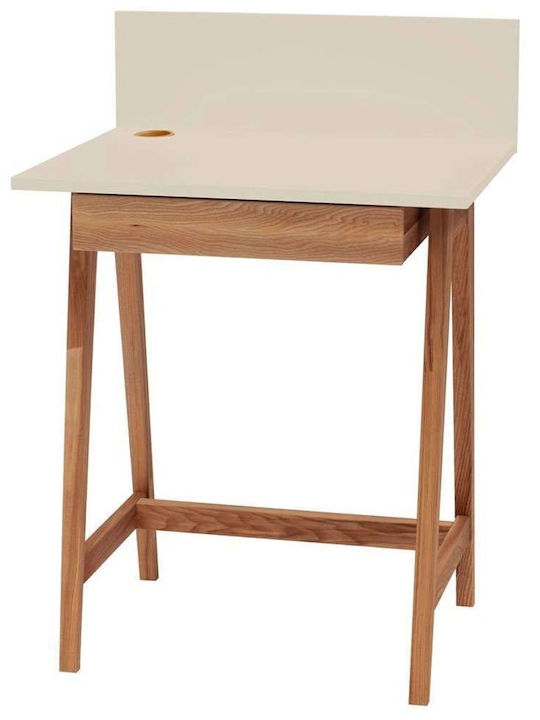 Desk Luka Oak-Beige 65x50x75cm