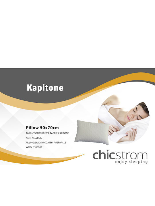 Chic Strom Kapitone Bed Pillow Sleep Ballfiber 50x70cm