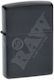 Zippo Logo Αναπτήρας Φλόγας σε Μαύρο χρώμα