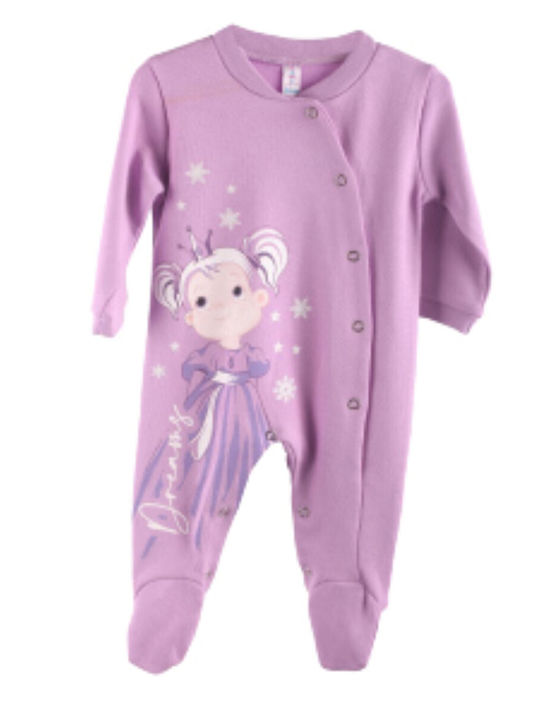 Dreams Baby Bodysuit Long-Sleeved Purple