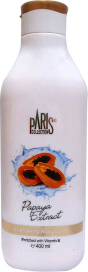 Paris Collection Papaya Extract Ενυδατική Κρέμα Σώματος 400ml