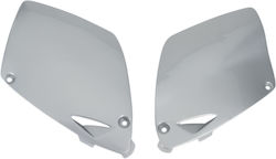 UFO Motorcycle Side Plastic for KTM 400 EXC Silver 2pcs