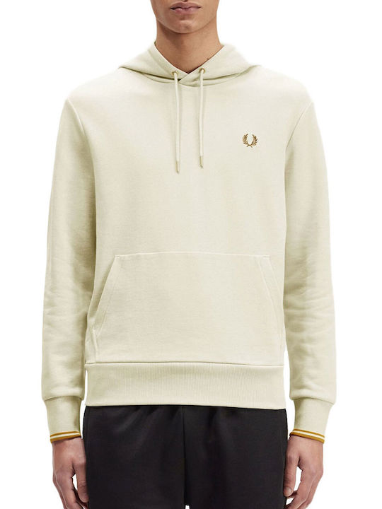 Fred Perry Φούτερ με Κουκούλα Yellow