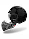 Airoh J 110 Paesly Black Gloss Motorcycle Helmet Modular ECE 22.06