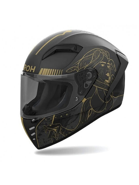 Airoh Connor Titan Mat Motorradhelm Volles Gesicht ECE 22.06