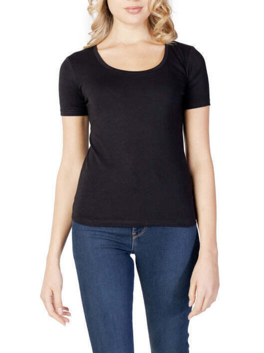 Costume National Damen T-Shirt Schwarz