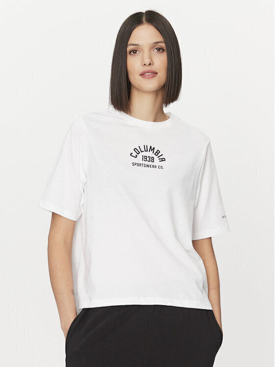 North Cascades Γυναικείο Αθλητικό T-shirt Λευκό