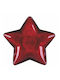 Glass Decorative Platter Red 30x30x4.8cm