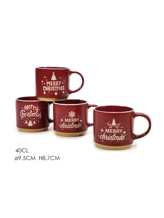 Merry Christmas Christmas Mug Ceramic 1pcs (Μiscellaneous Designs)