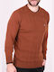 Clever Men's Long Sleeve Sweater Maroon