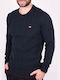 Clever Men's Long Sleeve Sweater BLUE