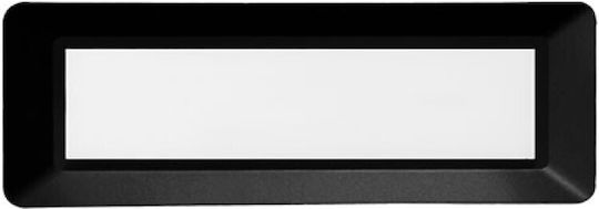 Aca Επιτοίχια Εξωτερική Πλαφονιέρα LED IP65 4W με Θερμό Λευκό Φως 23x80x8εκ.