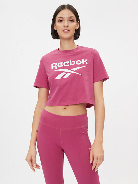 Reebok Γυναικείο Αθλητικό T-shirt Ροζ