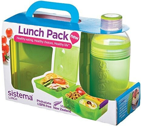 Sistema Πλαστικό Παιδικό Σετ Φαγητού 0.15lt Πράσινο 17.7 x 16.7 x 10.4εκ.