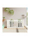 vidaXL Erhöht Blumenkasten Hölzernes White 150x50x70cm.