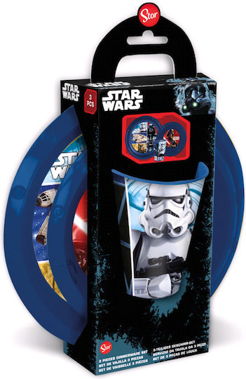 Euromic Plastic Kids' Lunch Set Star Wars x x 9.5cm