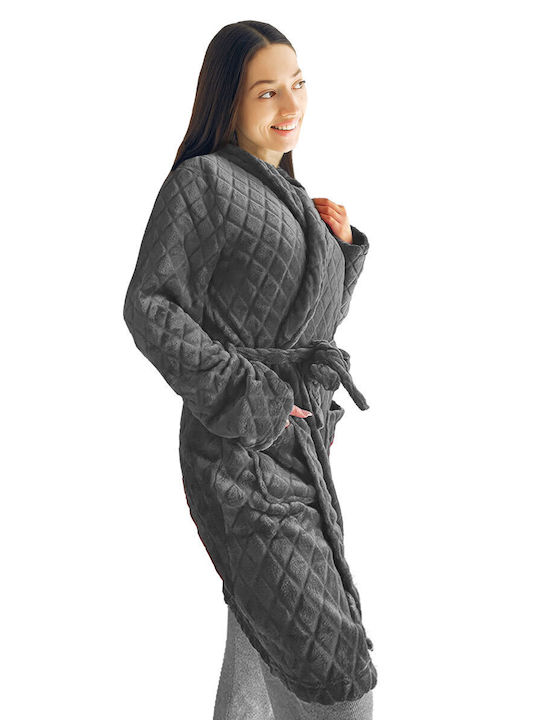 TnS Winter Women's Robe Grey