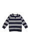 Kinderpullover Langarm Marineblau