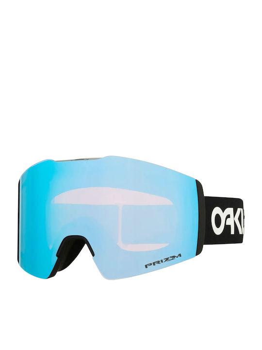 Oakley Fall Line M Factory Pilot Ски & Сноуборд Маска Детска Черен с Леща в Цвят Черен